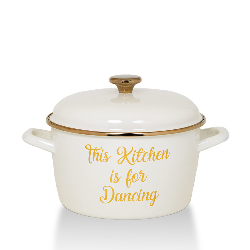 Metalac duboka posuda THIS KITCHEN IS FOR DANCING 20cm/3,5lit