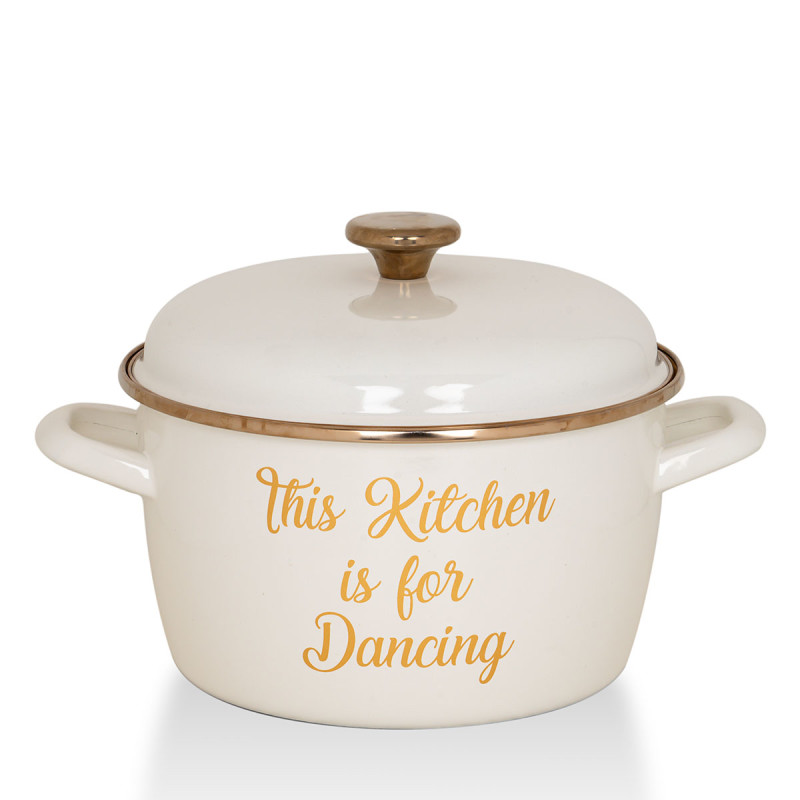 Metalac duboka posuda THIS KITCHEN IS FOR DANCING 24cm/6lit